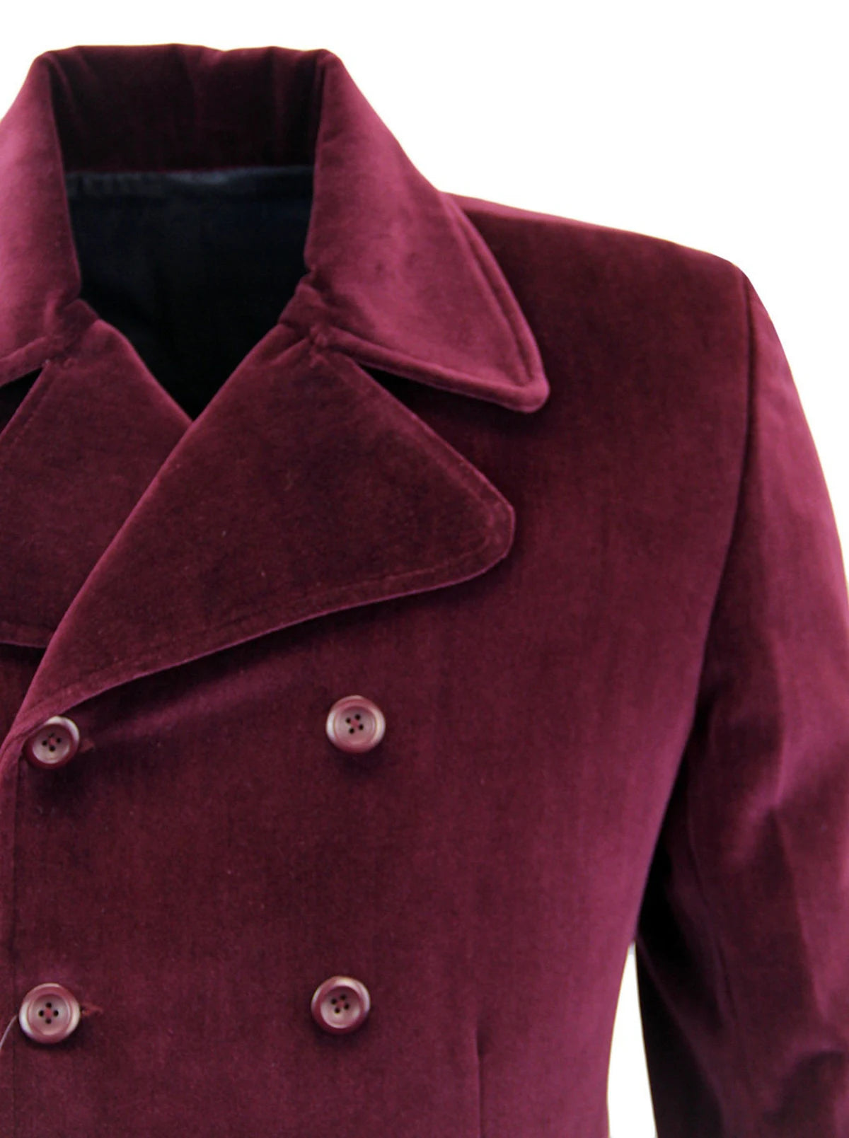 Trajes de boda de terciopelo para hombre, de otoño e invierno, con solapa de muesca, corte entallado, para novio, esmoquin cruzado de color liso, personalizable solo con abrigo