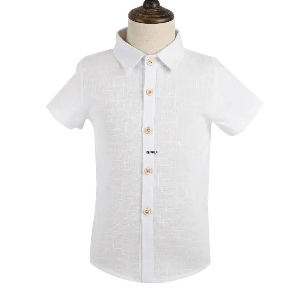 Costume formel bleu marine pour tout-petit garçon, gilet et short, avec chemise blanche et nœud papillon 