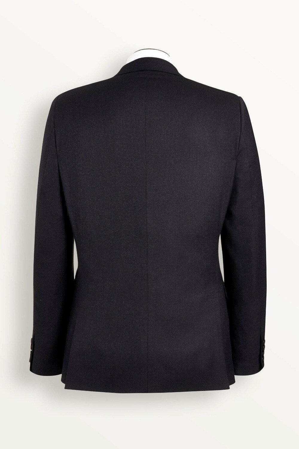 Ensemble 3 pièces noir (veste + pantalon + gilet) pour smoking formel, blazer de mariage, pantalon, revers cranté, 2 boutons, sur mesure, pour soirée 