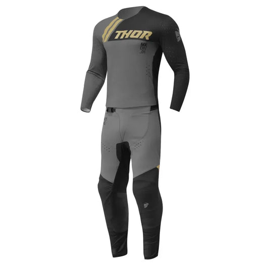 Ensemble d'équipement de motocross Black Gold, maillot Prime Pro MX, vêtements de motocross, combinaison de course de moto