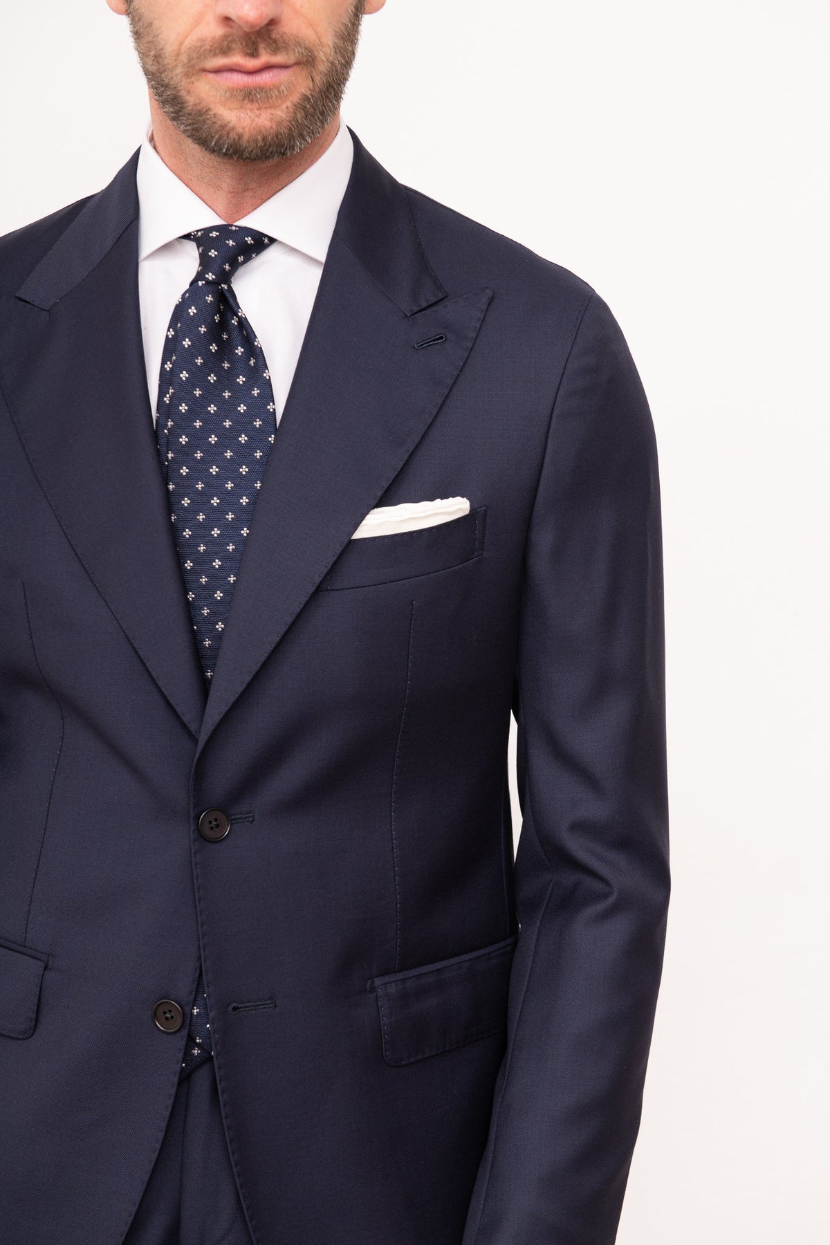 Traje de hombre de 2 piezas, blazer, pantalón, botonadura sencilla, solapa de pico, esmoquin, traje de novio para boda de negocios 