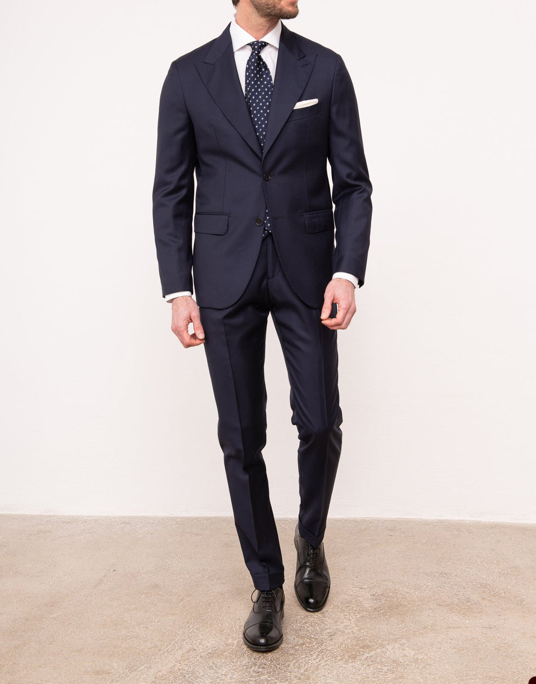 Traje de hombre de 2 piezas, blazer, pantalón, botonadura sencilla, solapa de pico, esmoquin, traje de novio para boda de negocios 