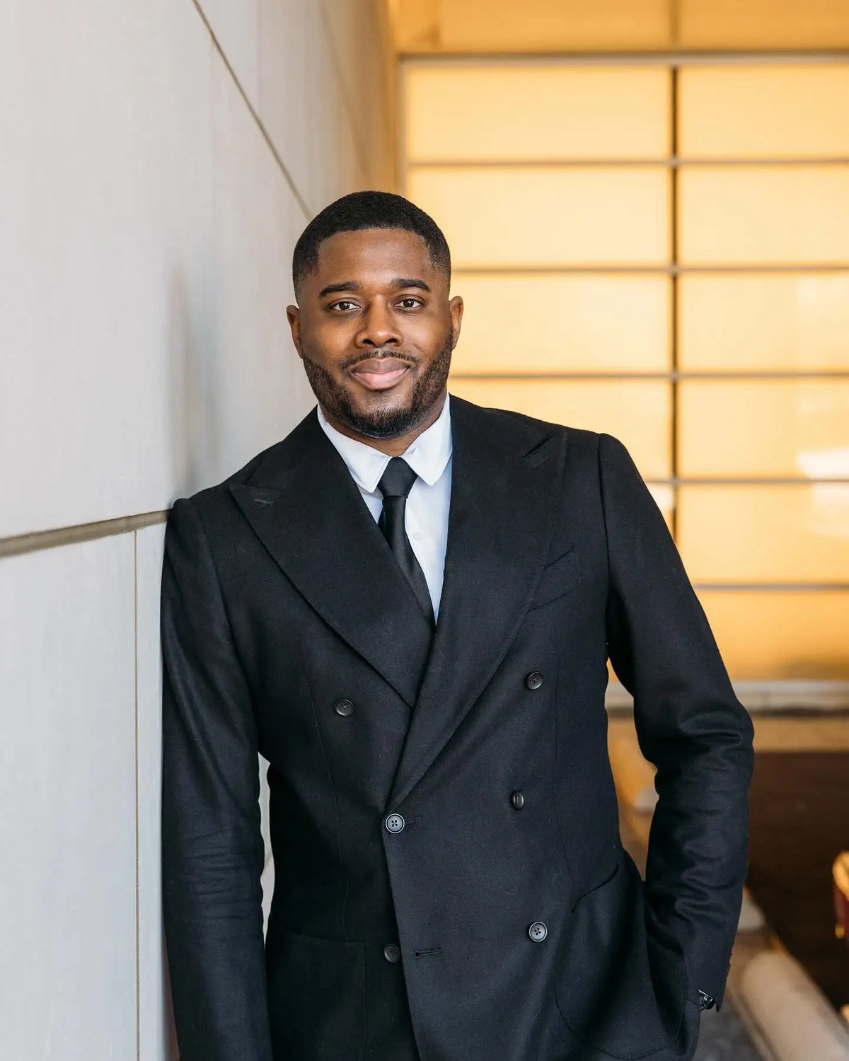 Black Men's Suit Double Breasted Male Blazer Sets Business Tuxedos Jacket and Pants Plus Size Wedding Groom Wear