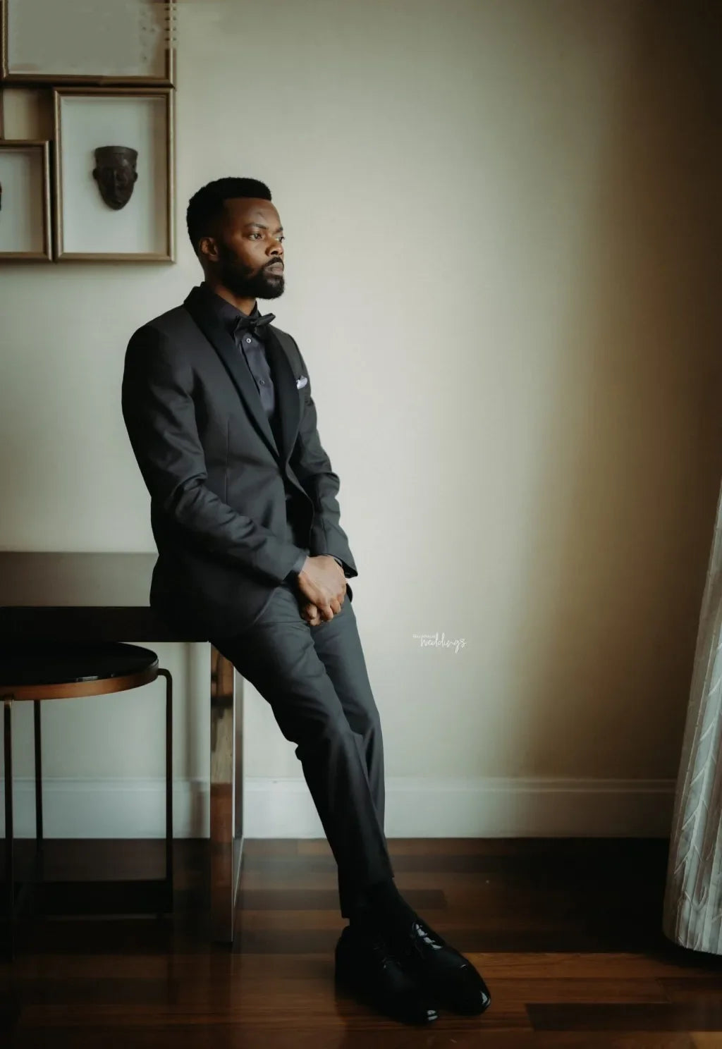Costumes pour hommes de boutique, revers châle, un bouton, smoking de mariage, blazer sur mesure, costume formel pour homme, costumes élégants pour hommes