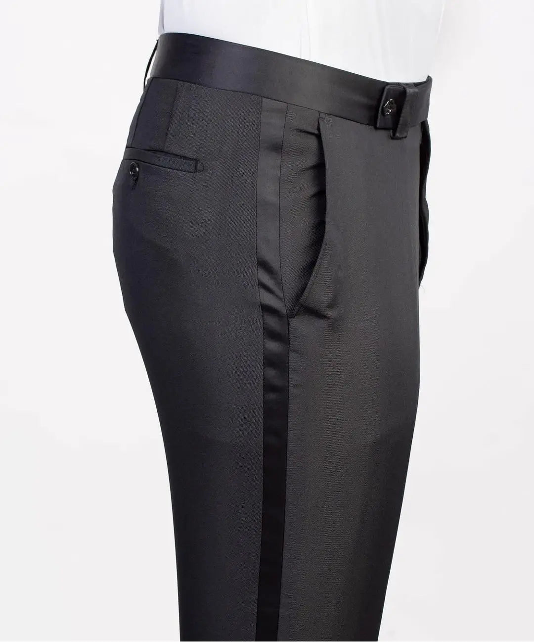 Costume 2 pièces bordeaux pour homme, blazer, pantalon noir, un bouton, nœud chinois, sans revers, formel, fête, mariage, marié, grande taille, sur mesure