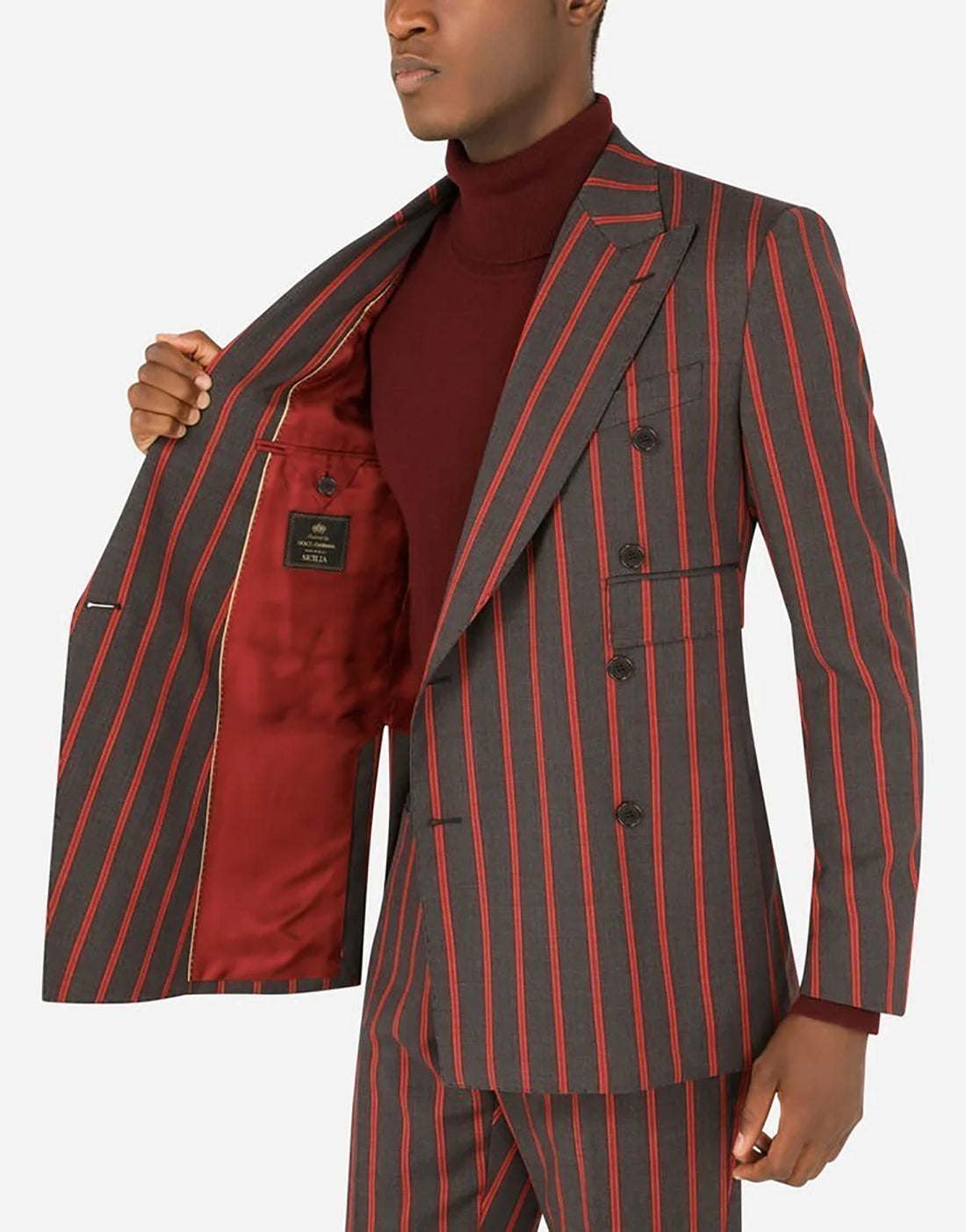Costume homme bordeaux à rayures, sur mesure, 2 pièces, blazer, pantalon, croisé, mariage, marié, affaires, décontracté, fête, bal, sur mesure 