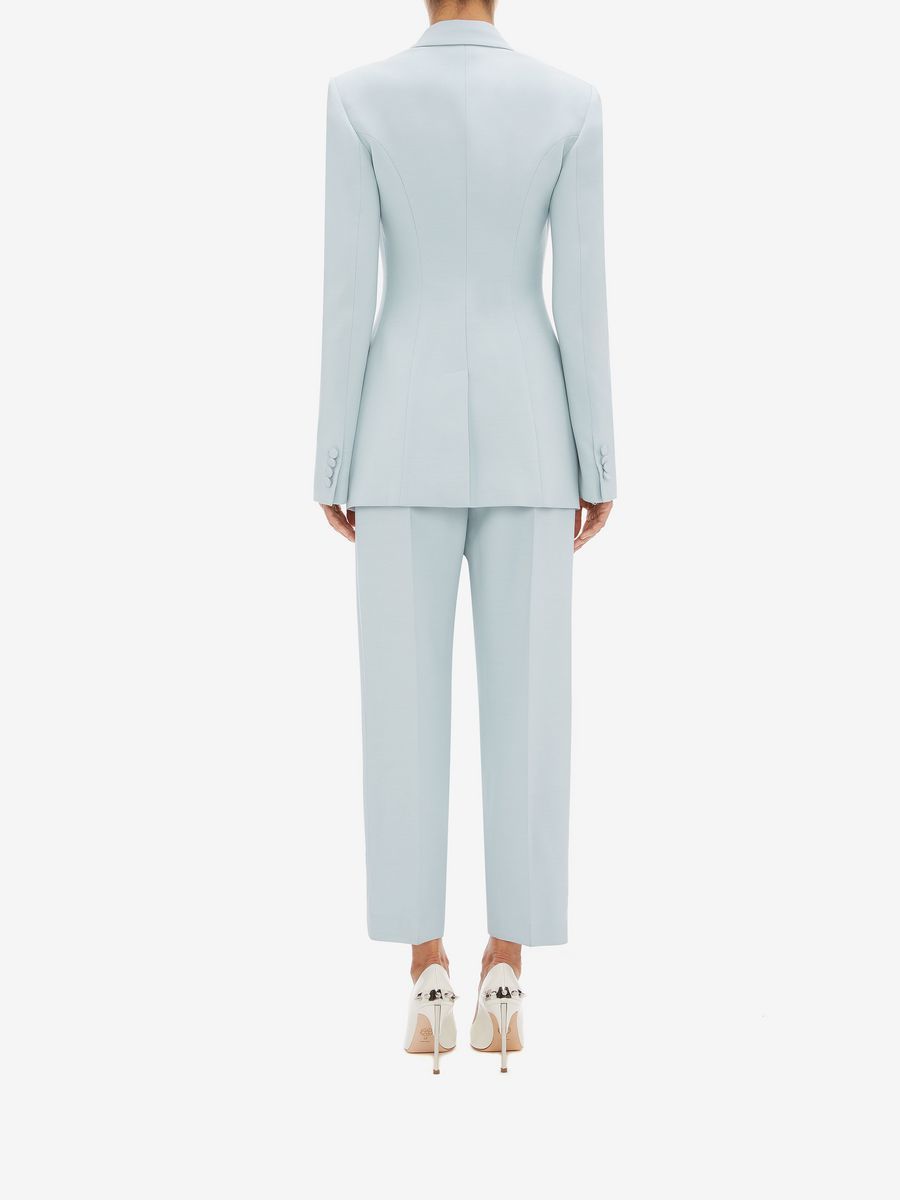 Costume blazer 2 pièces pour femme, avec appliques dorées, sur mesure, pour soirée, fête, anniversaire 