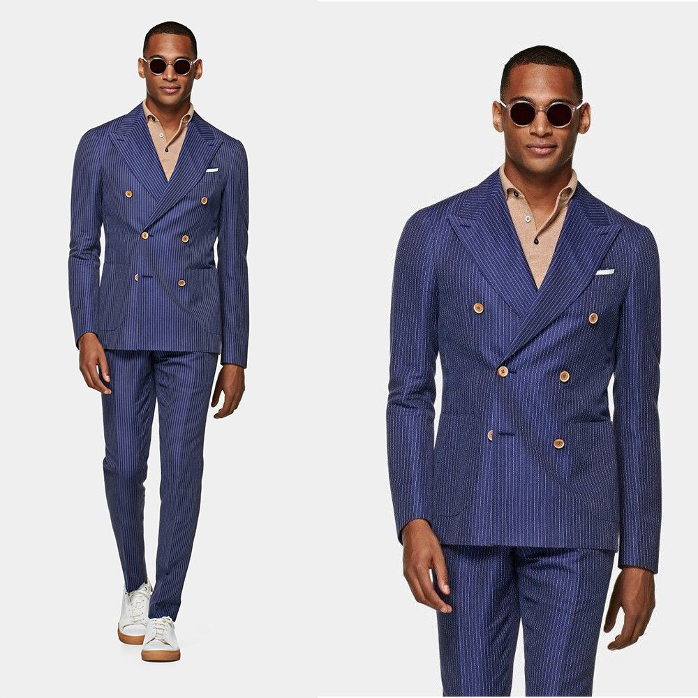 Costumes classiques pour hommes avec deux pièces à revers châle, smoking de créateur pour mariage, occasion formelle, veste et pantalon 