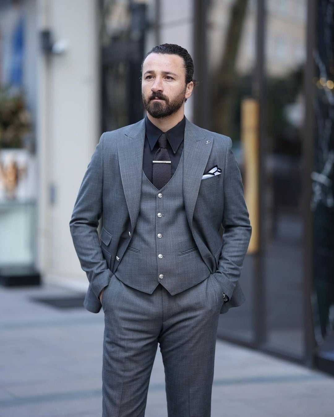Costumes de mariage classiques pour hommes, smoking sur mesure 3 pièces, veste blazer, occasions formelles, fête, chanteur, marié 