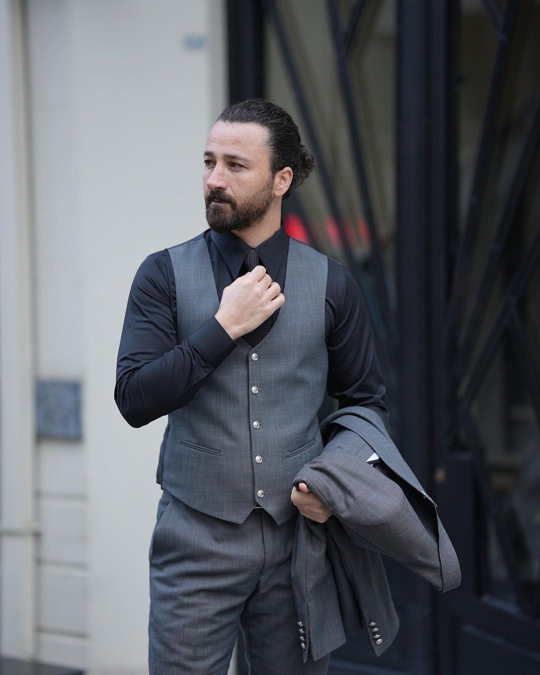 Costumes de mariage classiques pour hommes, smoking sur mesure 3 pièces, veste blazer, occasions formelles, fête, chanteur, marié 