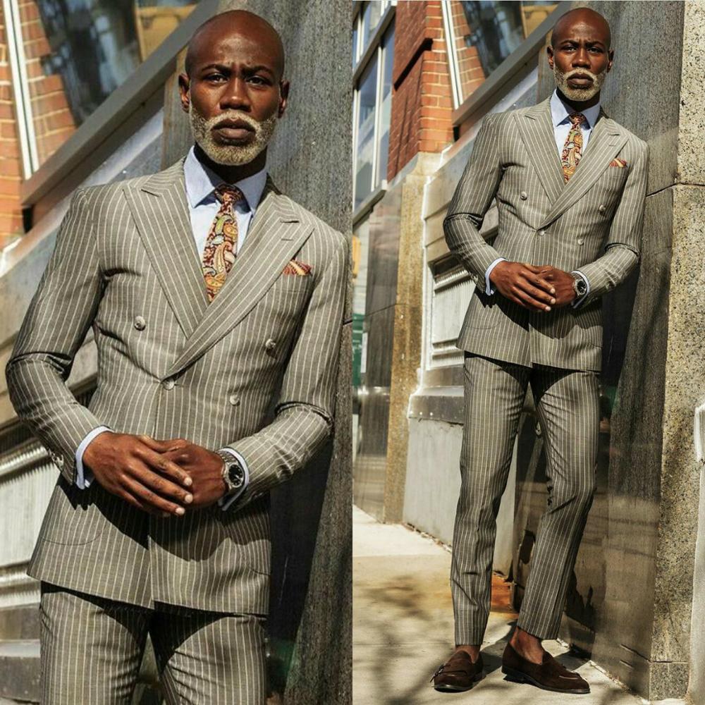 Costume de mariage classique pour homme, croisé, coupe slim, smoking de marié, revers châle, deux pièces, veste, pantalon, blazer 