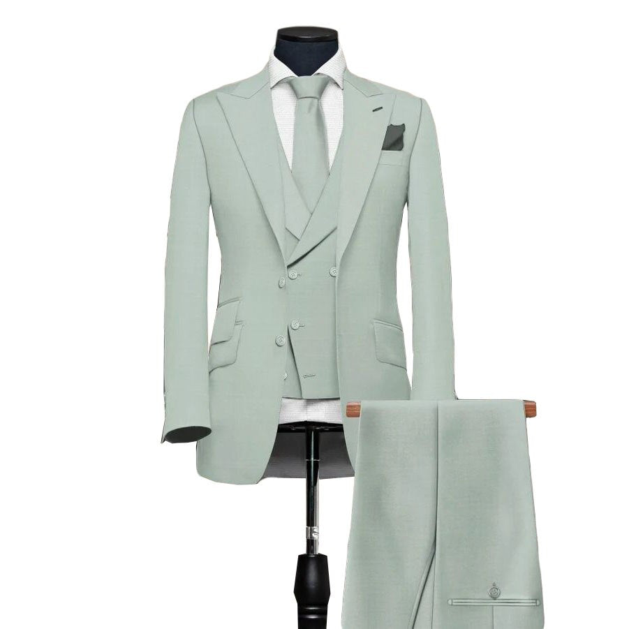 Costume classique pour homme, smoking de mariage, revers châle, marié, robe classique/mariage/dîner/fête, veste sur mesure, gilet, pantalon