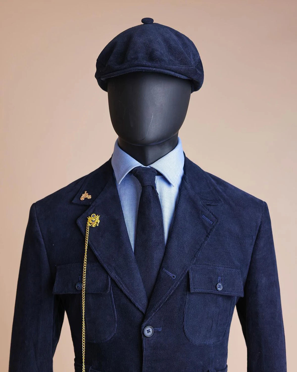 Costume homme 2 pièces en velours côtelé sur mesure, blazer et pantalon avec ceinture, tenue de travail décontractée, tenue de soirée sur mesure 