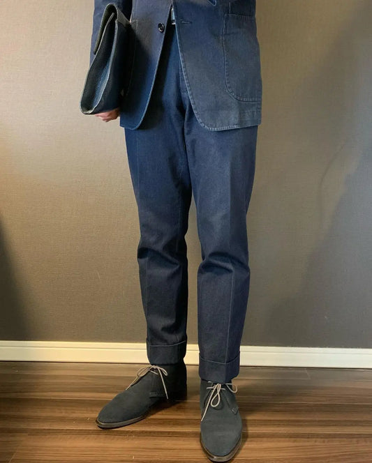 Cowboy Gentleman Men Suits with Two Pieces Jacket and Pants Handsome Business Designer Wedding Formal Occasion Tuxedos