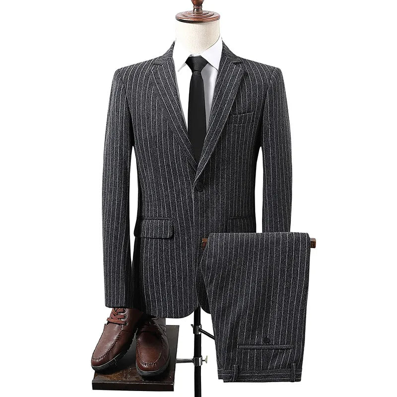 Costume de mariage sur mesure pour marié, blazer, pantalon, robe classique d'affaires