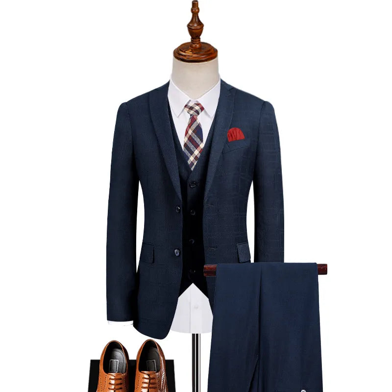 Custom Made Groom Wedding Dress Blazer Suits Pants Business Classic Dress Trousers