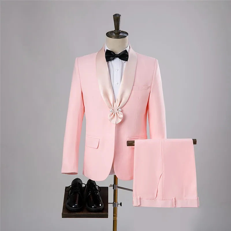 Costumes de bal noirs rétro personnalisés pour hommes, pour mariage, soirée, smoking, danse, blazers amples et confortables