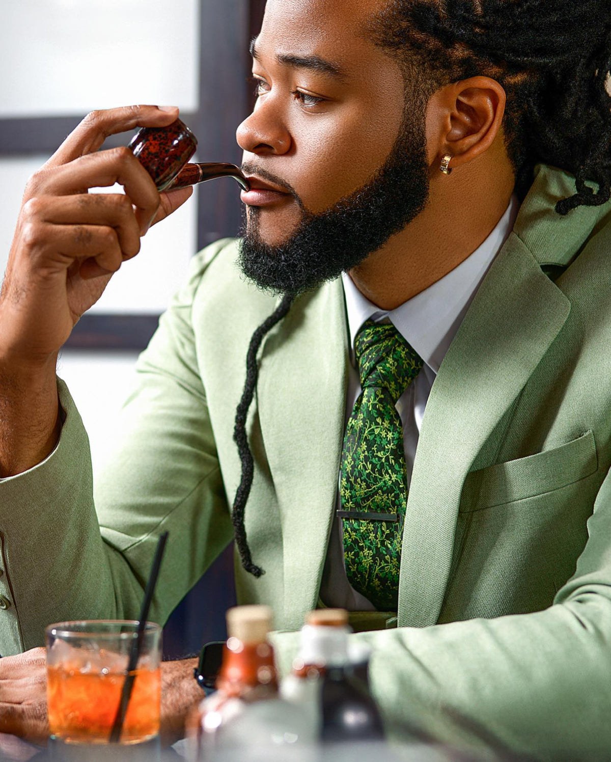 Costume de mariage vert personnalisé pour homme, coupe ajustée, sur mesure, 3 pièces, manteau, pantalon, gilet, occasions formelles, chanteur, fête 