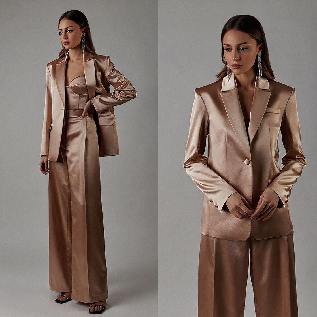Ensemble 3 pièces pour mère de la mariée, costume de bureau formel, blazer pour femme, tenue de bal, de soirée, d'affaires 