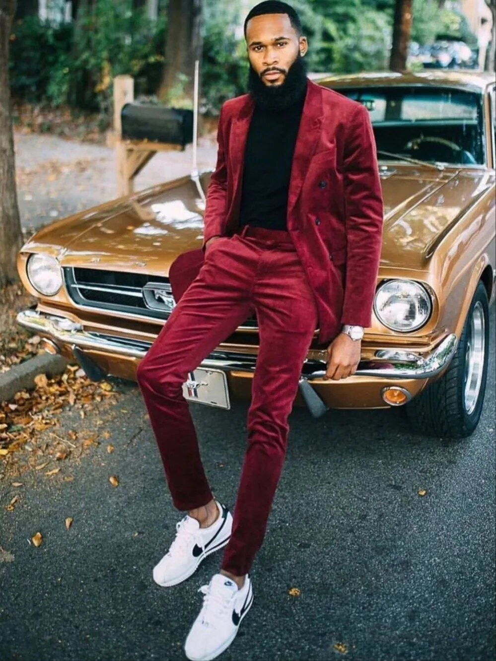 Ropa de diseñador para hombre, vestidos de fiesta de terciopelo burdeos, trajes ajustados para boda, noche, conjunto social personalizado de 2 piezas para novio