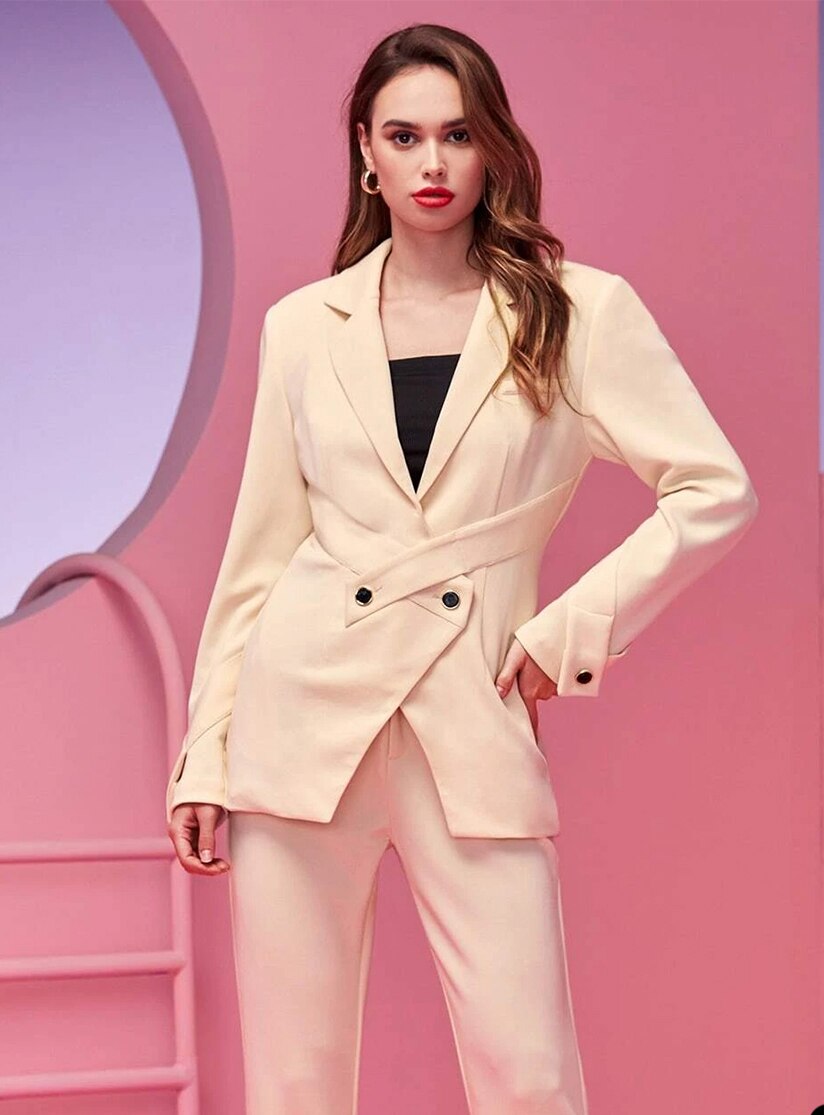 Designer Mother Of The Bride Pant Suits Blush Pink Evening Party Women Tuxedos Outfit Wear (Jacket+Pants)