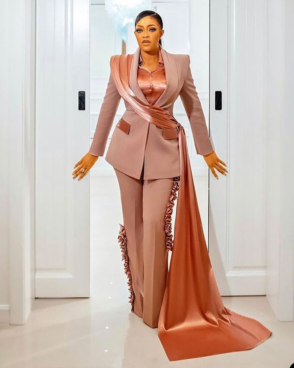 Mother Of The Bride Pant Suits Formal Office Suit Lady Blazer Wear Prom Party Business Outfits