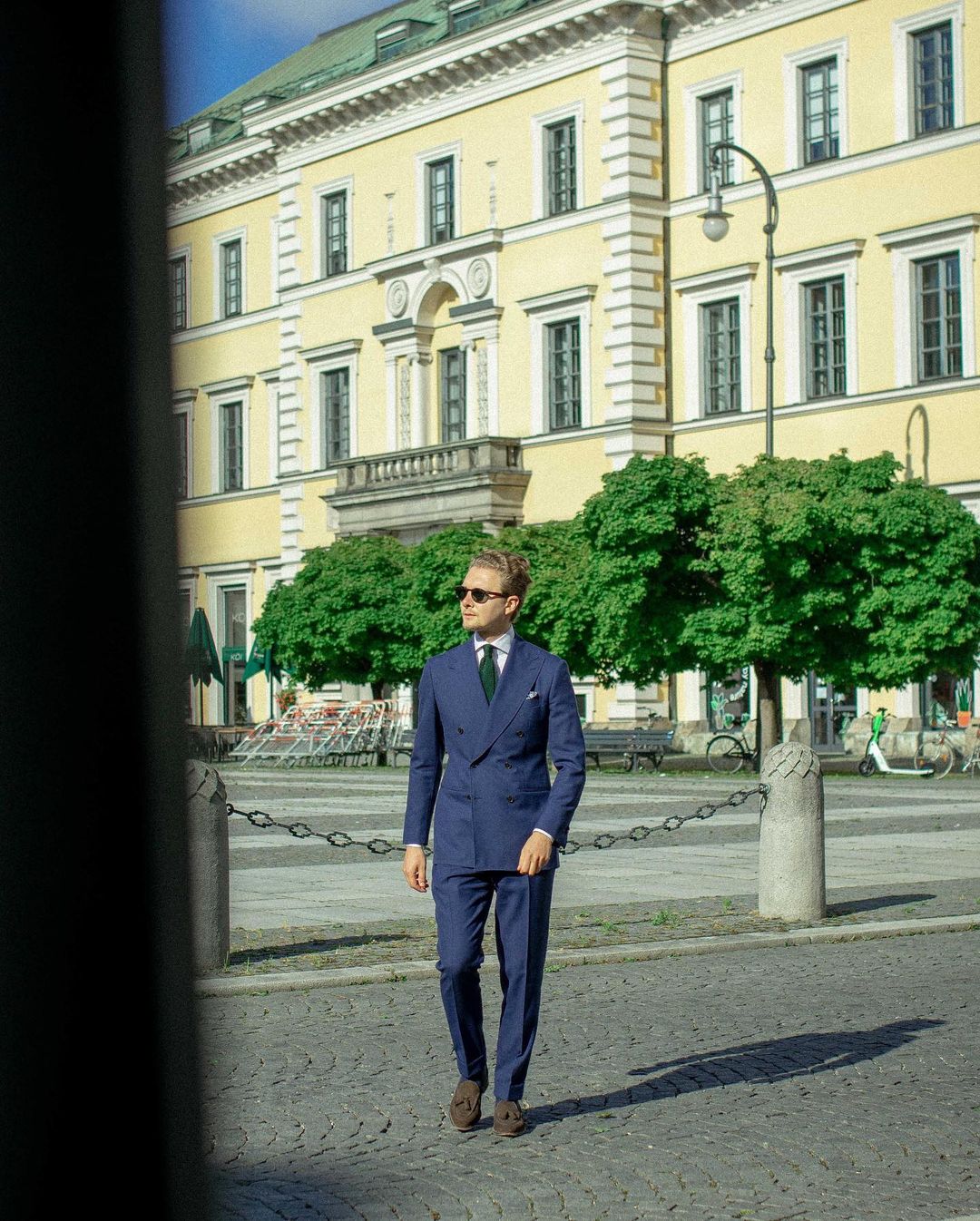 Costume croisé pour homme, bleu marine, blazer, smoking, bal de promo, soirée, tenue de soirée (veste + pantalon) 