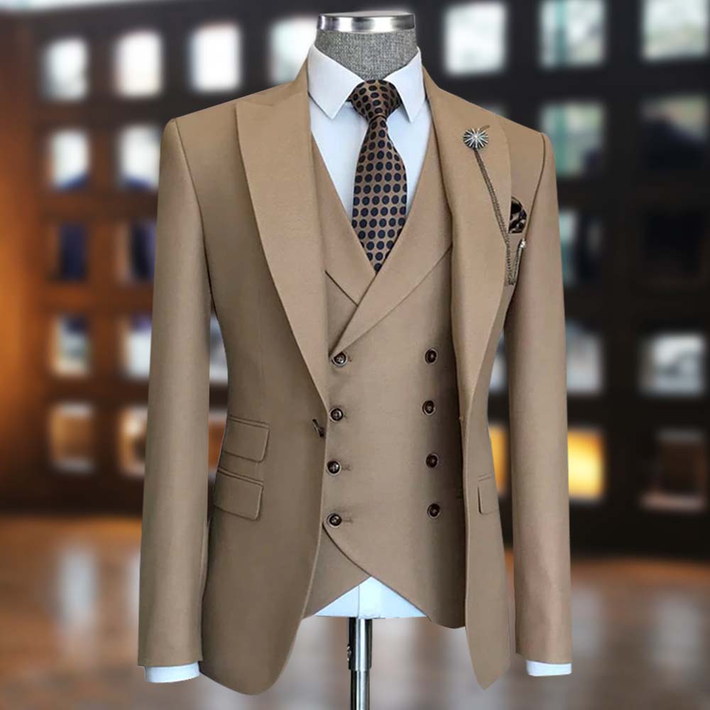 Man Suit 3 Pieces Ternos For Men Blazer Sets Wedding Dress Formal Business Jacket Vest Trousers