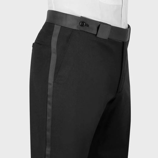 Smoking noir luxueux à perles pour homme – Blazer de bal élégant avec revers élégant pour mariages et événements formels – Grande taille disponible