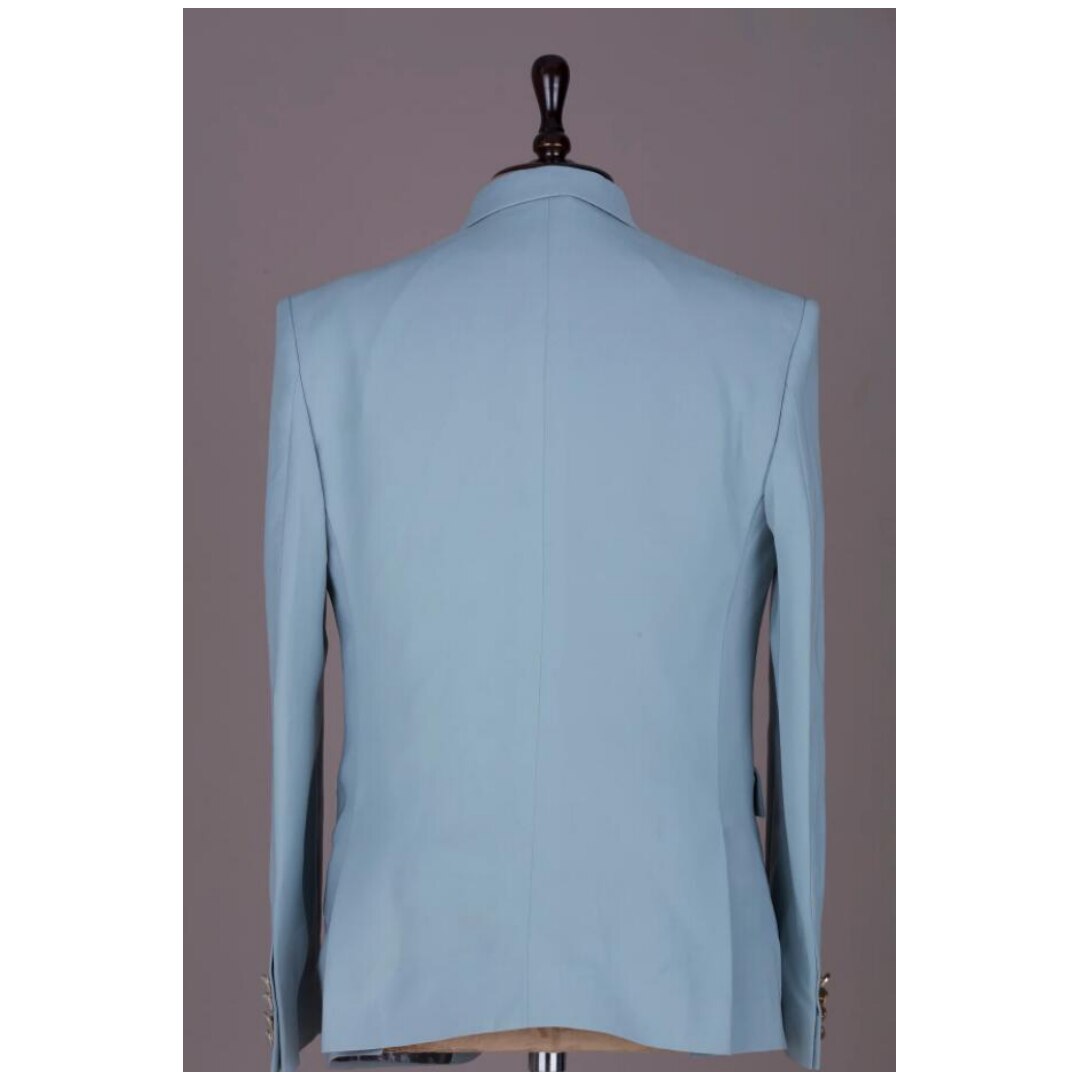 Elegant Wedding Men Suits Slim Tailor-Made Applique Groom 3-Pieces Coat Vest Pant Formal Occasions Party Singer Costume Made