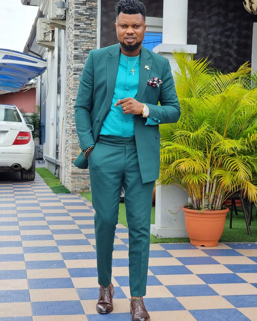 Green Suits For Men Blazer Men Wedding Groom Suit  Prom Dresses Luxury Jacket Slim Fit Blazer Sets 2 Piece