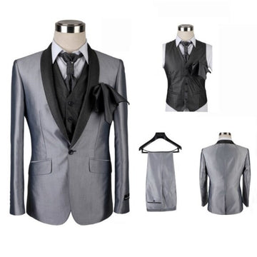 Trajes de noche para hombre, traje de boda, esmoquin, traje de novio para graduación, traje de tres piezas Peaky Blinder (chaqueta, pantalón y chaleco). 