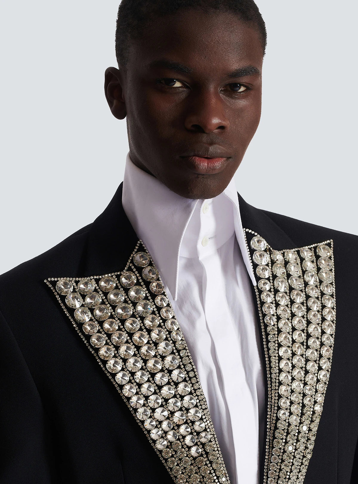 Costume de mariage pour homme, 2 pièces, coupe ajustée, col en cristal, ceinture fine, sur mesure, pour marié, occasions formelles, taille personnalisée