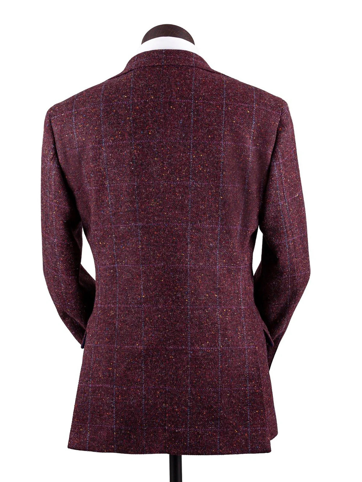 Costume de mariage en laine pour homme, ensemble 2 pièces, veste et gilet, coupe cintrée, revers crantés, pour soirée, affaires, hiver