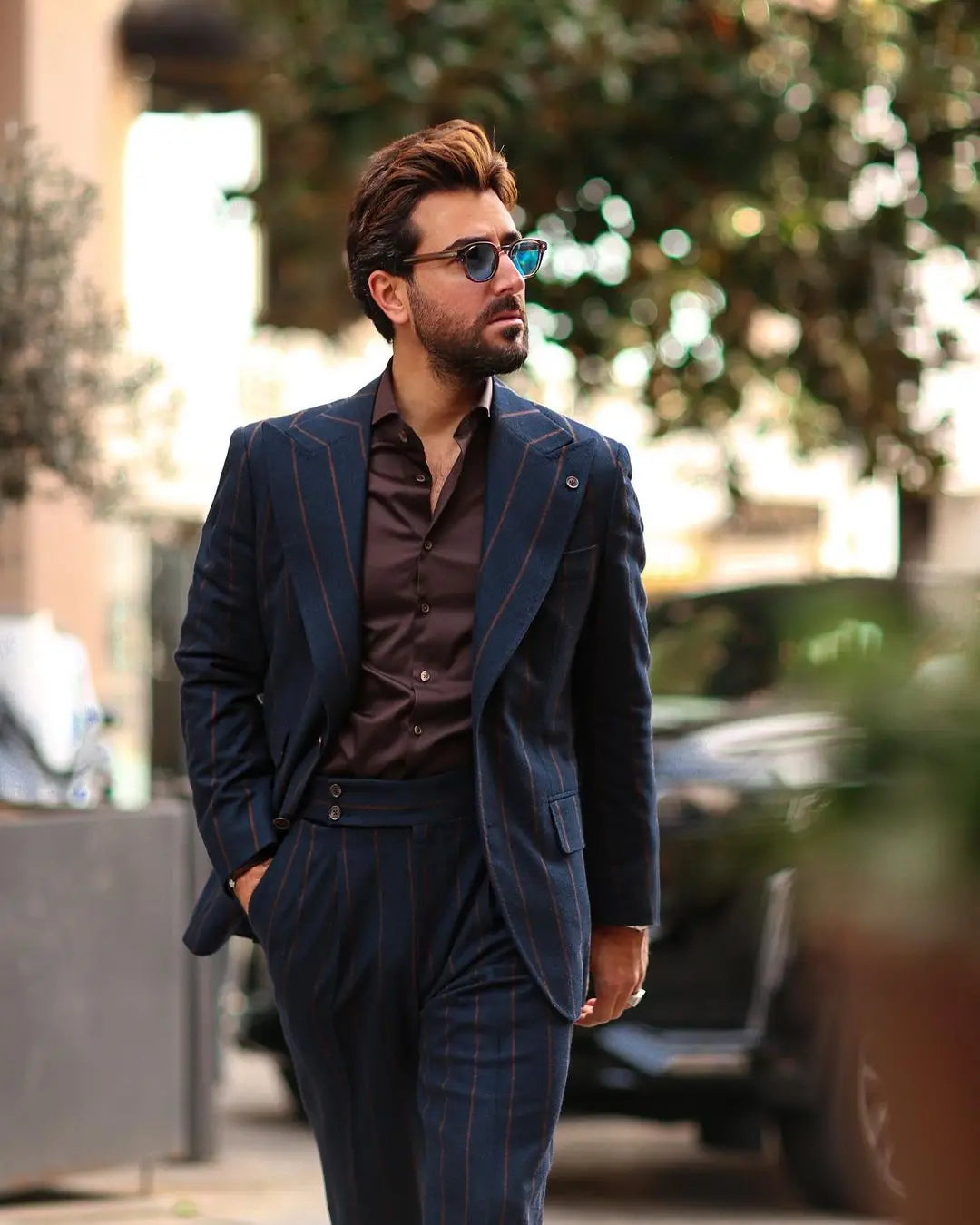 Fashion Exquisite Men Suits Two-pieces Slim Fit Coat And Pant Tuxedos Party Jacket High Qualit Formal Occasion Costume Made