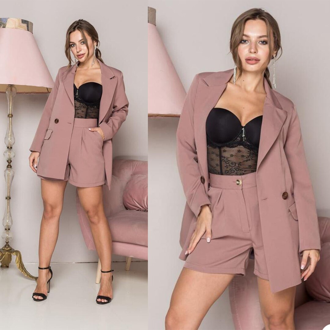 Costume blazer court d'été pour femme, costume pour mère de la mariée, coupe slim, tenue de soirée, tenue de mariage, 2 pièces 