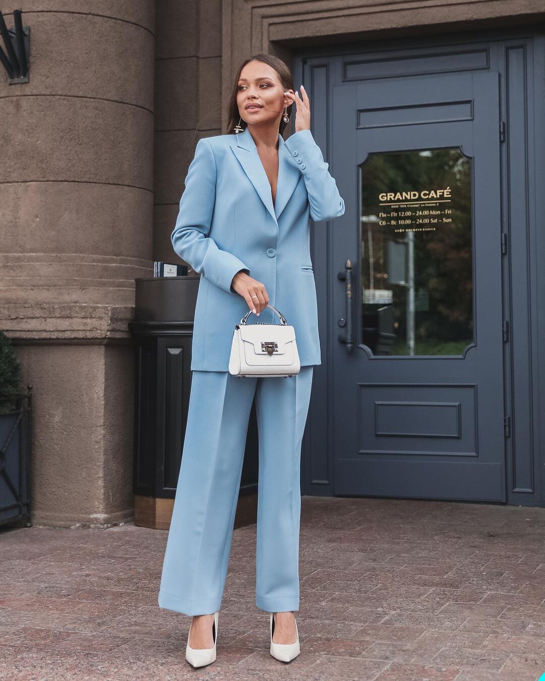 Esmoquin de boda de invierno para mujer, informal, holgado, para invitados de fiesta, formal, a medida, con pantalón (chaqueta y pantalón) 