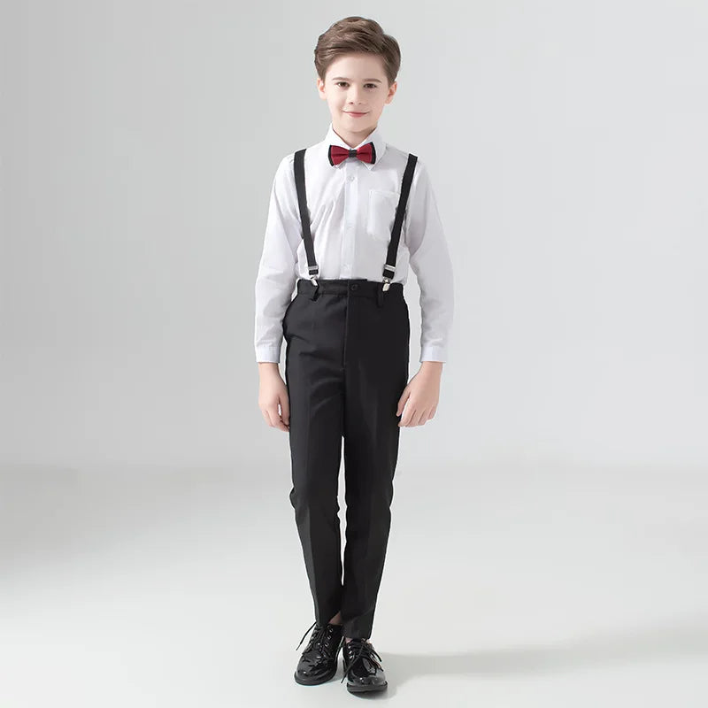 Costume de mariage pour garçon, smoking de bal de promo, blazer formel, tenue de spectacle Pinao pour la journée des enfants, uniforme scolaire 2-16 ans 