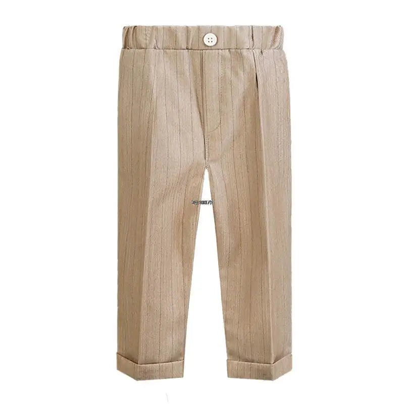 Pantalones formales para niños de la escuela, pantalones de fotografía para cumpleaños, bodas, pantalones clásicos de moda para niños grandes, disfraz 