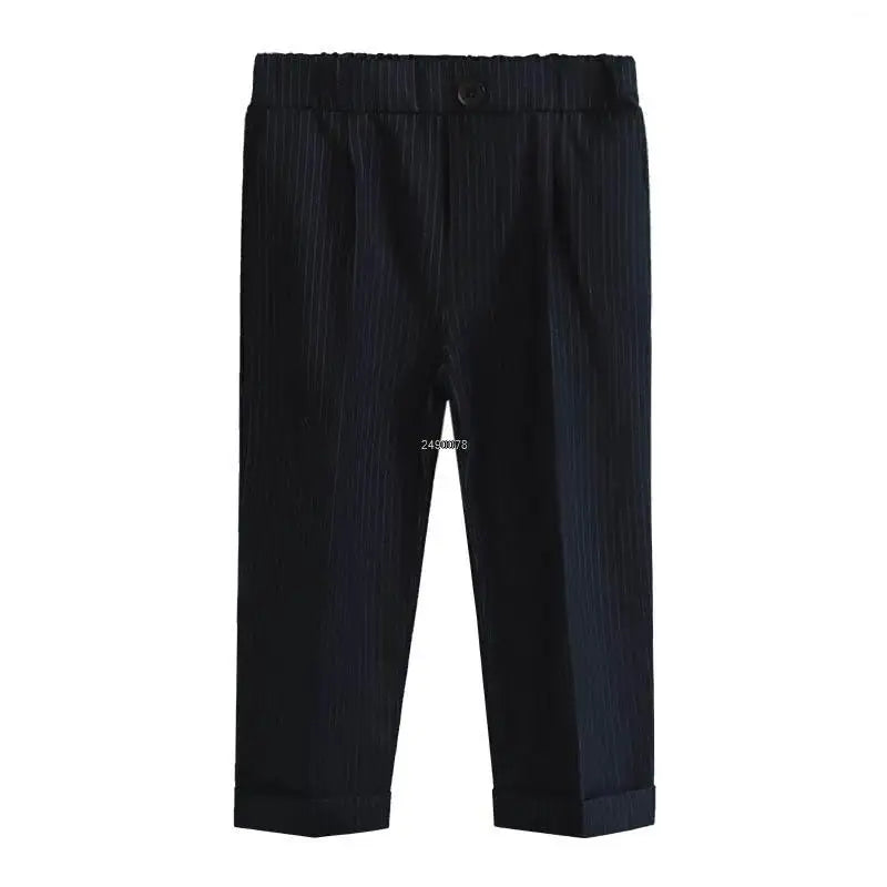 Pantalones formales para niños de la escuela, pantalones de fotografía para cumpleaños, bodas, pantalones clásicos de moda para niños grandes, disfraz 