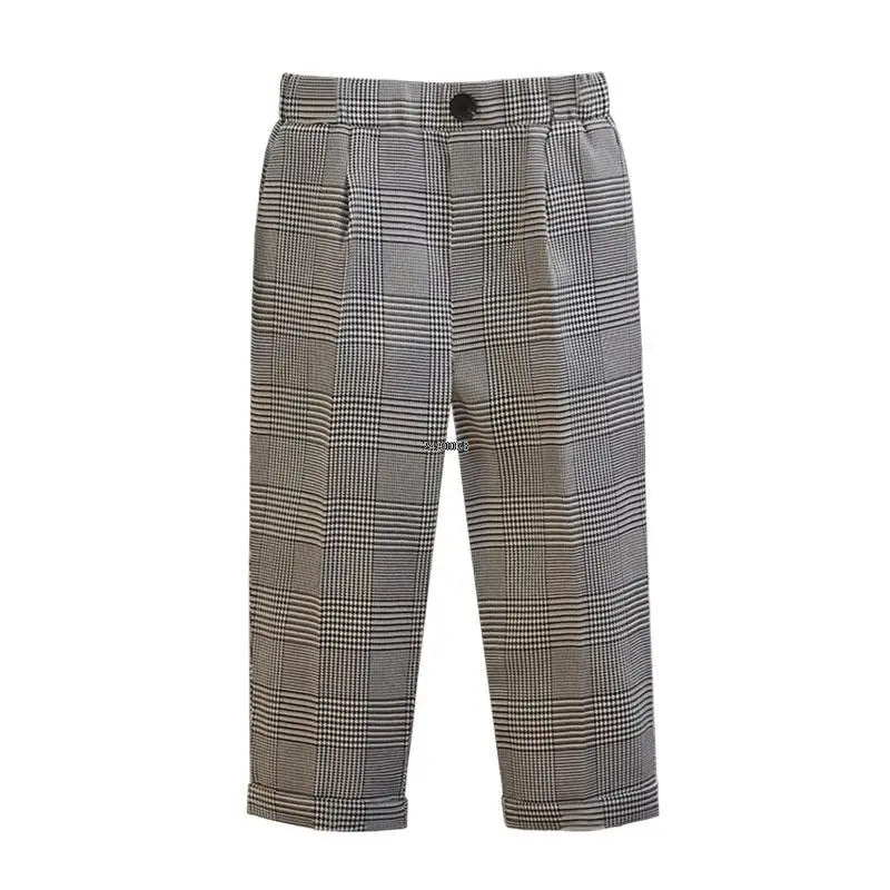Pantalones formales para niños de la escuela, pantalones de fotografía para cumpleaños, bodas, pantalones clásicos de moda para niños grandes, disfraz 