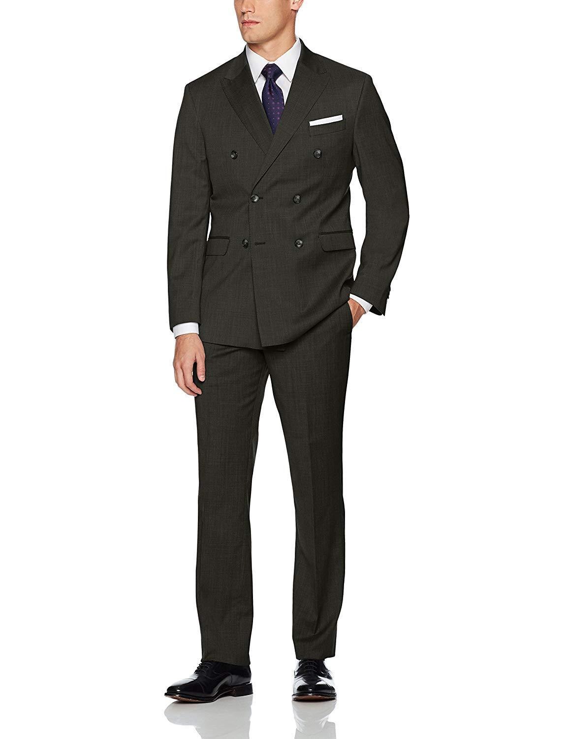 Gray Men's Formal Custom Made Suits Wedding Tuxedo Casual Men Business Suits Prom 2 Pieces Jacket