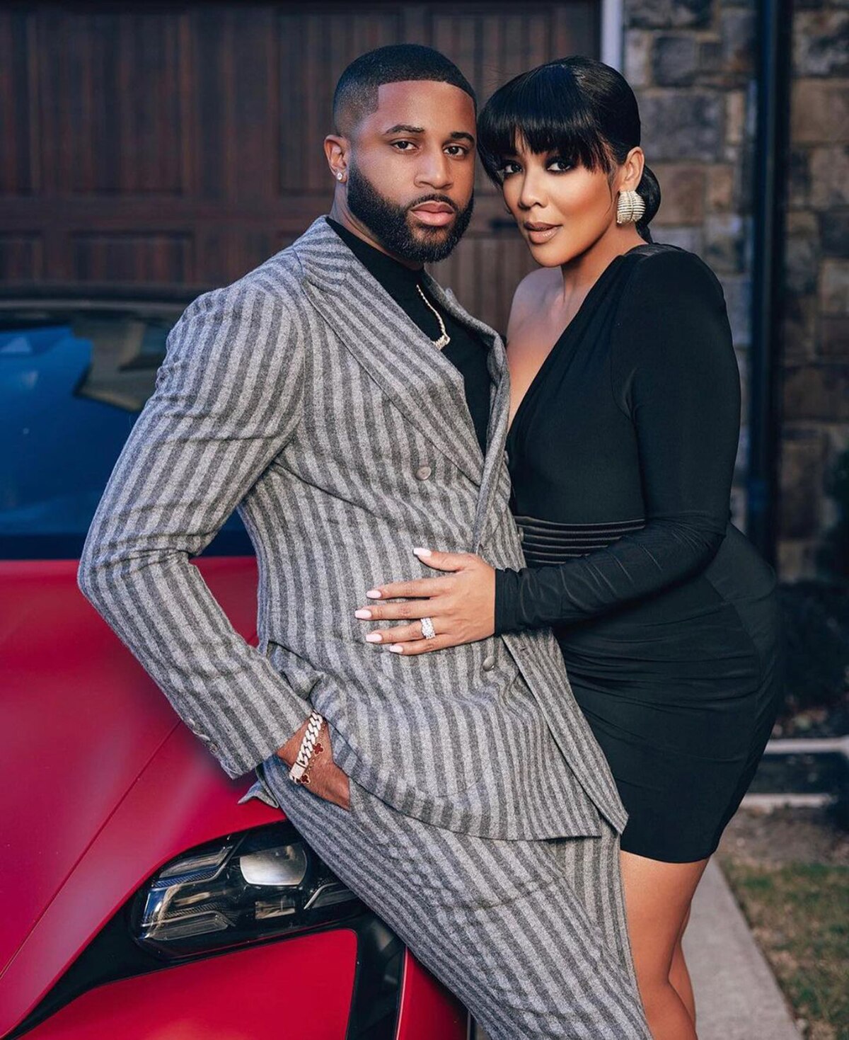 Gray Stripe Men Wedding Trouser Sets Double Breasted Tuxedos Outfits Business Formal Wear Jacket Matching Sets 2 Pieces