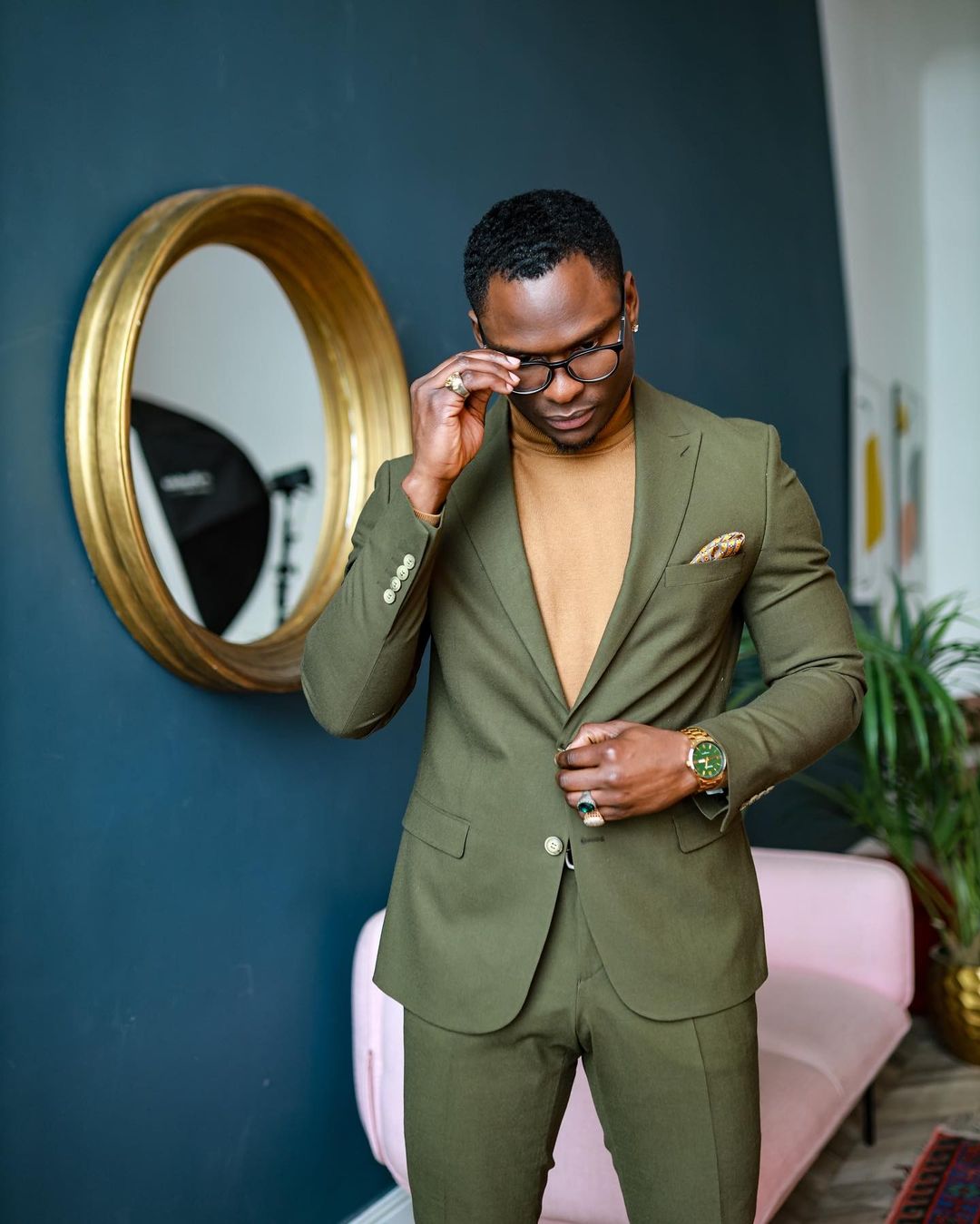 Traje verde para hombre, de un solo pecho, esmoquin a medida, de dos piezas, chaqueta y pantalón, traje de novio para fiesta de bodas de diseñador. 