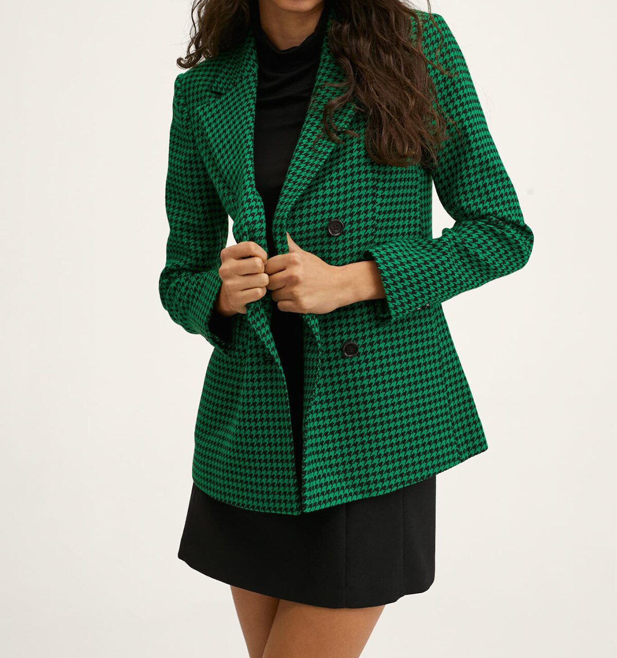 Traje de cuadros verdes, chaqueta holgada informal, esmoquin para boda, graduación, noche, una chaqueta 