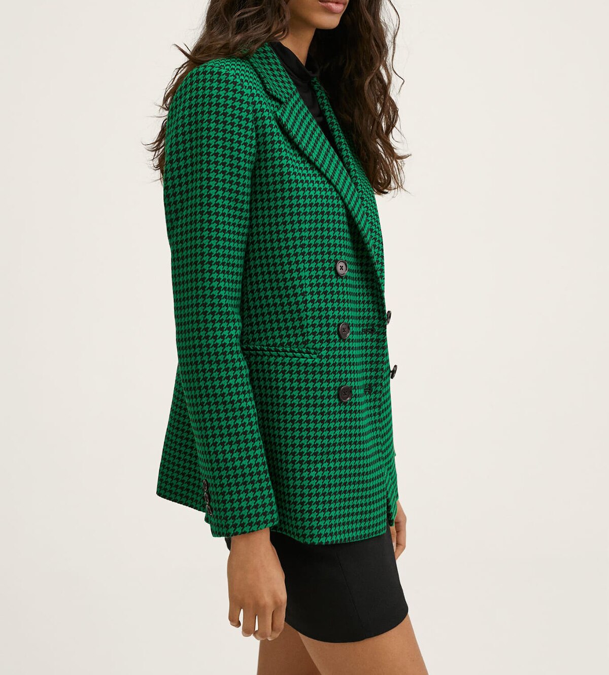 Traje de cuadros verdes, chaqueta holgada informal, esmoquin para boda, graduación, noche, una chaqueta 