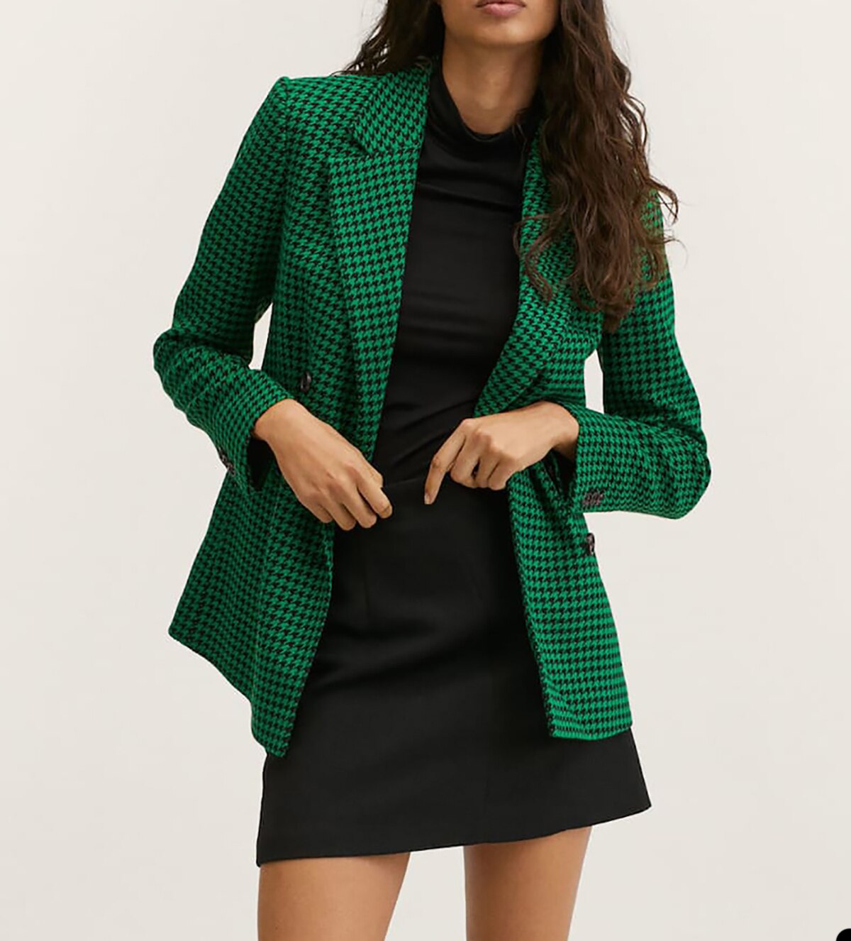 Traje de cuadros verdes, chaqueta holgada informal, esmoquin para boda, graduación, noche, una chaqueta 