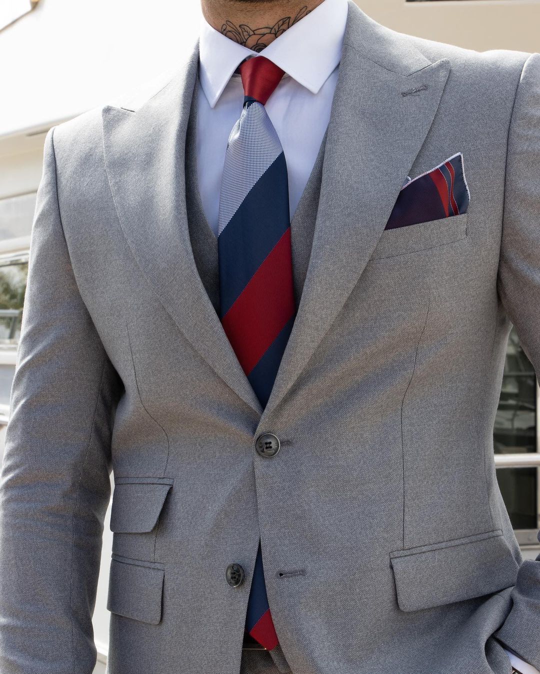 Traje gris de negocios para hombre, esmoquin de boda, de un solo pecho, de dos piezas, chaqueta y pantalón, trajes de novio para padrinos de boda.