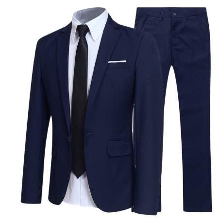 Grey Suit Suit Men's Three-piece Business Dress Groomsmen Clothing Groom Wedding Dress