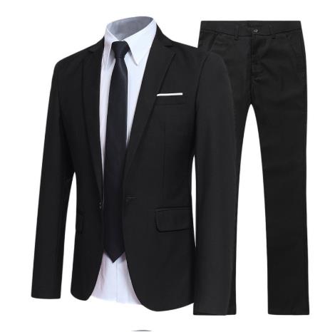 Grey Suit Suit Men's Three-piece Business Dress Groomsmen Clothing Groom Wedding Dress